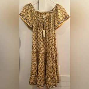 MAX STUDIO Brand New never worn short sleeve floral knee length dress